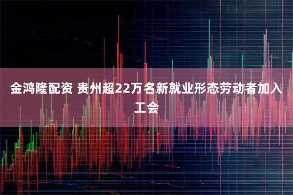 金鸿隆配资 贵州超22万名新就业形态劳动者加入工会