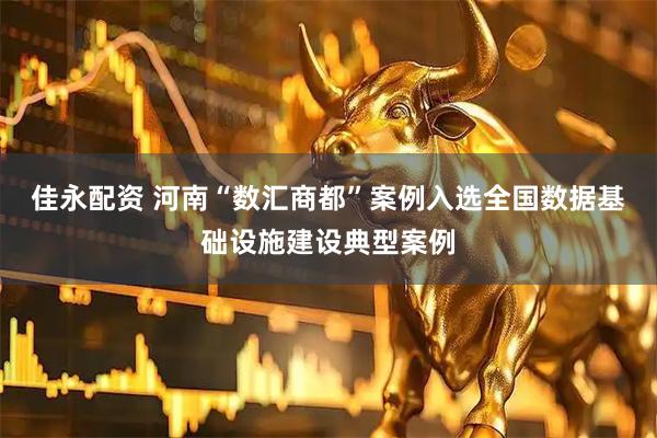佳永配资 河南“数汇商都”案例入选全国数据基础设施建设典型案例