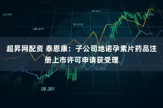 超昇网配资 泰恩康：子公司地诺孕素片药品注册上市许可申请获受理